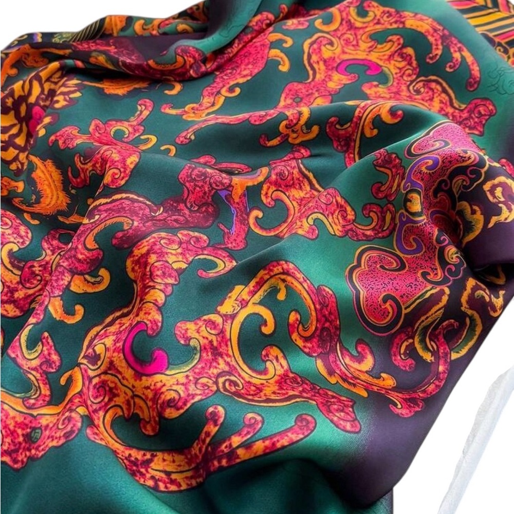 Elegant Multicolor Rectangular Scarf - image 4